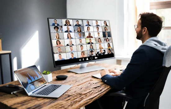 participants à des webinars