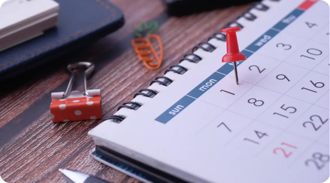 agenda retroplanning salon